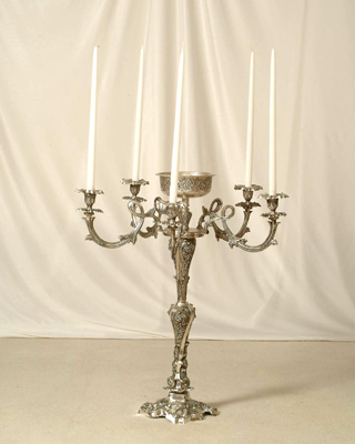 Size 43" H ... Rome, Italy, everything in this beautiful candelabra