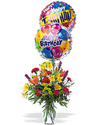 Arreglos de FELIZ CUMPLEANOS realizados con flores y rosas de Ecuador y Colombia, en vasos de cristal transparentes con un acabado perfecto. Terra Flowers de Miami entrega arreglos de flores y rosas para aniversario, cumpleanos, recien nacidos y fiestas en Coral Gables, Miami Beah, Pinecrest, South Miami, Aventura, Doral,... delivery toda la semana